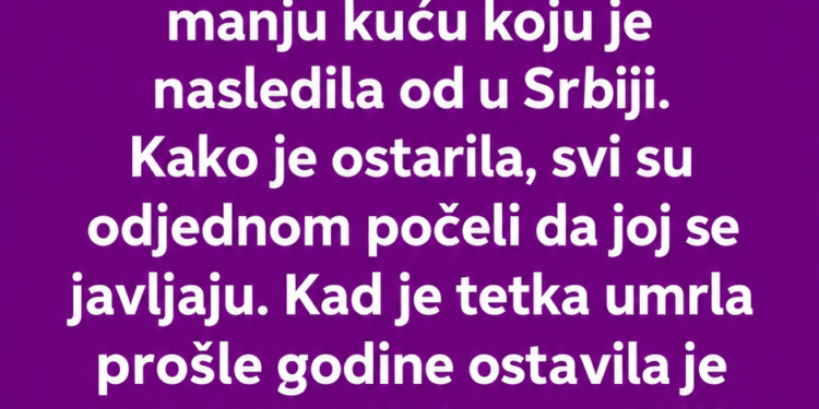 TETKA JE POSLIJE 35 GODINA U AUSTRIJI OSTAVILA VELIKO NASLJEDSTVO – KADA JE NOTAR PROČITAO IME NASLJEDNIKA, SVI SU ZANIJEMILI!