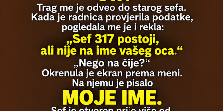 OTAC JE BRATU OSTAVIO KUĆU I NOVAC, A MENI SAMO STARI KLJUČ — SVI SU MI SE SMIJALI DOK NISAM OTKRILA ŠTA OTVARA…