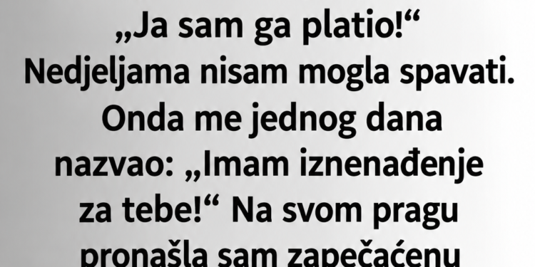 OSTAVILA SAM MUŽA ZBOG PREVARE, A ON MI JE ODUZEO PSA: ONDA ME JE NA PRAGU SAČEKALA ZAPEČAĆENA KUTIJA…