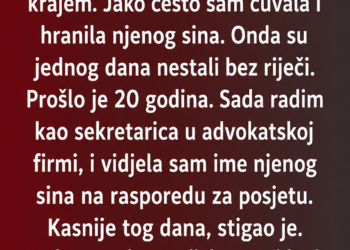 ČUVALA SAM NJENOG SINA KAO SVOG, A ONDA SU NESTALI – 20 GODINA KASNIJE UŠAO JE U MOJU KANCELARIJU I REKAO OVE RIJEČI!