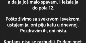 UDALA SAM SE U SUBOTU, A VEĆ PRVOG JUTRA SVEKRVA MI JE REKLA NEŠTO ŠTO NIKADA NEĆU ZABORAVITI…