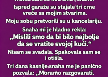 SNAHA JE BACILA MOJE STVARI IZ SOBE DOK SAM BILA U BOLNICI – ALI NIJE ZNALA ŠTA SAM OSTAVILA U ORMARU
