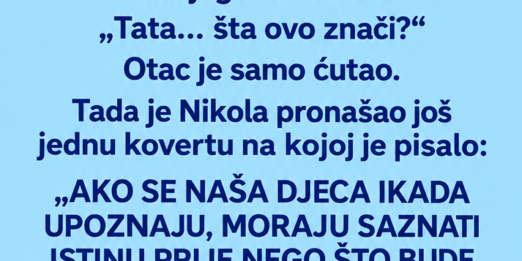 MLADA JE NESTALA USRED SVADBE, A NA STOLICI OSTAVILA SAMO KOVERTU