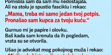 SIN ME OSTAVIO U DOMU ZA STARE I REKAO DA NEMA MJESTA ZA MENE – TRI MJESECA KASNIJE DOŠAO JE PO MOJ POTPIS