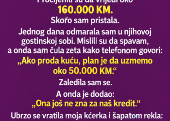 KĆERKA MI JE REKLA DA PRODAJEM KUĆU I PRESELIM SE KOD NJE – A ONDA SAM ČULA NJEN RAZGOVOR SA MUŽEM