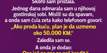 KĆERKA MI JE REKLA DA PRODAJEM KUĆU I PRESELIM SE KOD NJE – A ONDA SAM ČULA NJEN RAZGOVOR SA MUŽEM