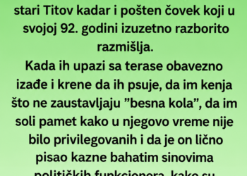 DEDA JANKO JE CIJELI ŽIVOT PROVEO U POLICIJI, A ONDA MU JE JEDAN MLADI POLICAJAC ODRŽAO LEKCIJU KOJU NIJE ZABORAVIO