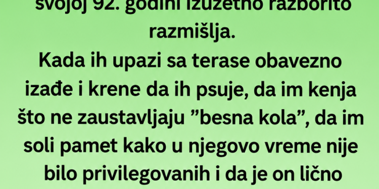 DEDA JANKO JE CIJELI ŽIVOT PROVEO U POLICIJI, A ONDA MU JE JEDAN MLADI POLICAJAC ODRŽAO LEKCIJU KOJU NIJE ZABORAVIO