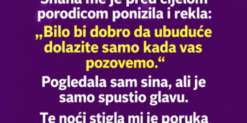 SNAHA ME PONIZILA PRED 15 LJUDI, A SIN JE SAMO ĆUTAO: Te noći mi je nepoznat broj poslao fotografiju koja je sve objasnila…
