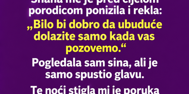 SNAHA ME PONIZILA PRED 15 LJUDI, A SIN JE SAMO ĆUTAO: Te noći mi je nepoznat broj poslao fotografiju koja je sve objasnila…