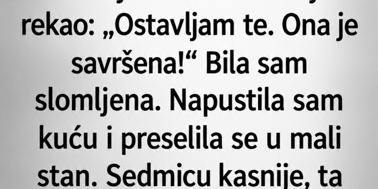 ZATEKLA SAM MUŽA SA SEKRETARICOM, A SEDAM DANA KASNIJE ONA MI JE POKUCALA NA VRATA I OTKRILA NJEGOVU NAJVEĆU TAJNU