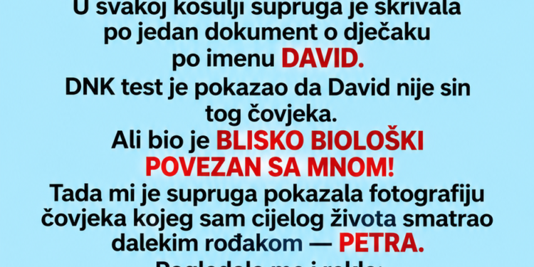 SUPRUGA JE 13 GODINA TAJNO KUPOVALA KOŠULJE ISTOM ČOVJEKU – A ONDA SAM OTKRIO ŠTA JE SKRIVALA O MOJOJ PORODICI!
