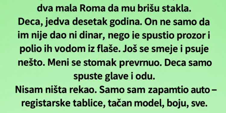 AROGANTNI VOZAČ JE PONIZIO DVOJICU DJEČAKA – NEKOLIKO SEDMICA KASNIJE UŠAO JE BAŠ U MOJU RADIONICU