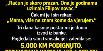 SNAHA JE SVIMA REKLA DA SAM POTROŠILA UNUKOVU UŠTEĐEVINU – A ONDA JE BANKA POSLALA IZVOD NA MOJU ADRESU