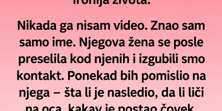 NAKON VIŠE OD 30 GODINA UPOZNAO SAM SINA POGINULOG PRIJATELJA – ONDA MI JE PREDAO PISMO KOJE JE OTAC OSTAVIO ZA MENE