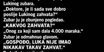 SNAHA JE SVEKRVI REKLA DA JOJ TREBA NOVAC ZA UNUKOV ZUBARSKI ZAHVAT – A ONDA JE BAKA SLUČAJNO SRELA ZUBARA