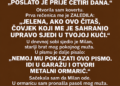 TRI GODINE NAKON MUŽEVE SMRTI POŠTAR MI JE DONIO PISMO KOJE JE ON POSLAO — KADA SAM GA OTVORILA, PRVA REČENICA JE BILA: „JELENA, AKO OVO ČITAŠ, ČOVJEK KOJI ME JE SAHRANIO UPRAVO SJEDI U TVOJOJ KUĆI…“