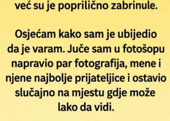 PODMЕTAO SAM ŽENI LAŽNE DOKAZE DA JE VARAM – KADA SAM SE VRATIO S POSLA, NJENA BURMA JE BILA NA STOLU!