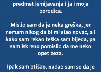 POZVALI SU GA IZ POŠTE DA PREUZME NOVAC: Kada je saznao ko ga je poslao, zaplakao je!
