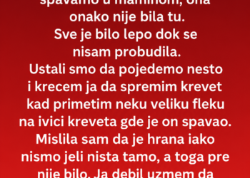 BIVŠI JE PRESPAVAO KOD MENE, A UJUTRO SAM NA MAMINOM KREVETU UGLEDALA FLEKU – NJEGOVO OBJAŠNJENJE ME ŠOKIRALO!