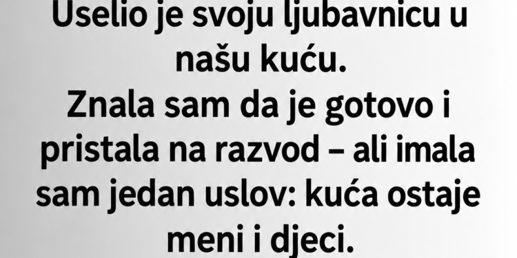 NAKON 30 GODINA BRAKA OSTAVIO ME ZBOG MLAĐE – A KADA JE USELIO LJUBAVNICU U NAŠU KUĆU, DOČEKALO GA JE IZNENAĐENJE!