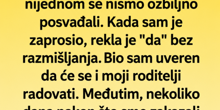 MAJKA MI JE REKLA DA NE SMEM DA JE OŽENIM – A ONDA JE OTKRILA TAJNU STARU 30 GODINA!