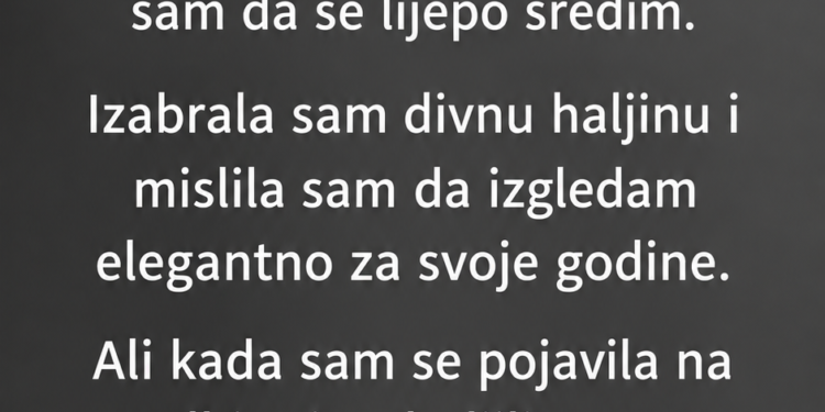 SA 70 GODINA SAM SE SREDILA ZA UNUKINU SVADBU: Svi su gledali u moju haljinu, a onda sam saznala njenu nevjerovatnu tajnu