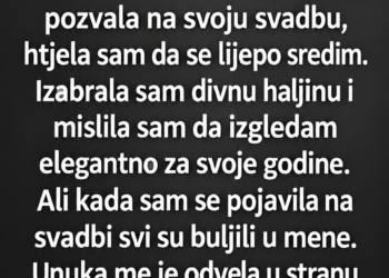 IMAM 70 GODINA I SVI SU GLEDALI U MENE NA UNUKINOJ SVADBI: Kada me odvela u stranu i šapnula razlog, zaplakala sam