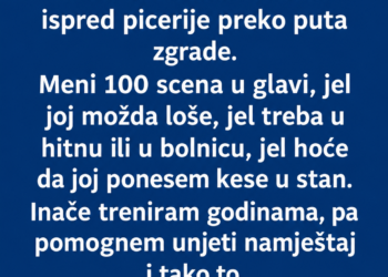 KOMŠINICA OD 75 GODINA HITNO ME POZVALA ISPRED PICERIJE – KAD SAM STIGAO, SHVATIO SAM ŠTA JE ISPLANIRALA…