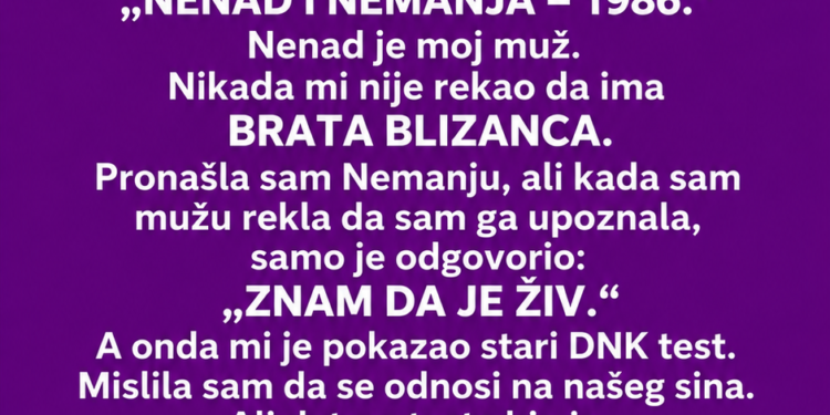 SVEKRVA JE 20 GODINA POSTAVLJALA JEDAN TANJIR VIŠE – KADA SAM SAZNALA ZA TAJNOG BRATA MOG MUŽA, OTKRILA SAM ZAŠTO!