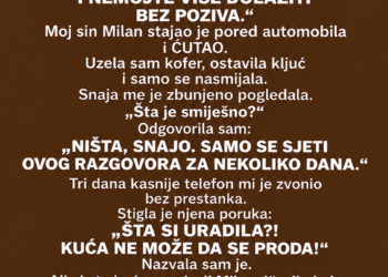 SNAJA ME JE IZBACILA IZ KUĆE KOJU SAM GRADILA 30 GODINA I REKLA: „OVDJE VIŠE NEMAŠ ŠTA TRAŽITI“ — SAMO SAM SE NASMIJALA, JER NIJE ZNALA ŠTA SAM POTPISALA TRI DANA RANIJE…