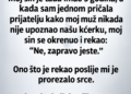 MUŽ MI JE UMRO 8 DANA PRIJE ROĐENJA KĆERKE, A GODINAMA KASNIJE SIN MI JE OTKRIO TAJNU KOJA ME JE SLEDILA