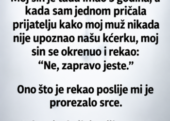 MUŽ MI JE UMRO 8 DANA PRIJE ROĐENJA KĆERKE, A GODINAMA KASNIJE SIN MI JE OTKRIO TAJNU KOJA ME JE SLEDILA