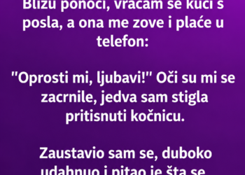 ŽENA ME JE PRED POROĐAJ POZVALA U SUZAMA I REKLA: „OPROSTI MI, LJUBAVI!“ — A ONDA SAM SAZNAO ZAŠTO