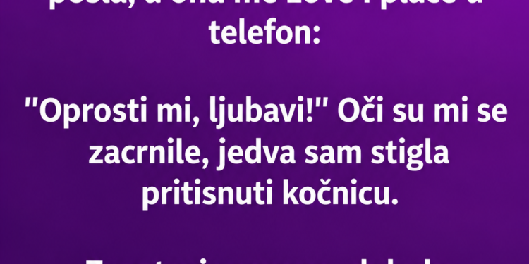ŽENA ME JE PRED POROĐAJ POZVALA U SUZAMA I REKLA: „OPROSTI MI, LJUBAVI!“ — A ONDA SAM SAZNAO ZAŠTO