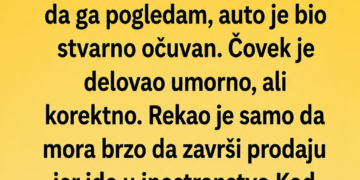 KUPIO SAM SUMNJIVO JEFTIN AUTO, A ONDA SAM ISPOD REZERVNOG TOČKA PRONAŠAO KOVERTU KOJA JE KRILA PORODIČNU TAJNU 5 GODINA!