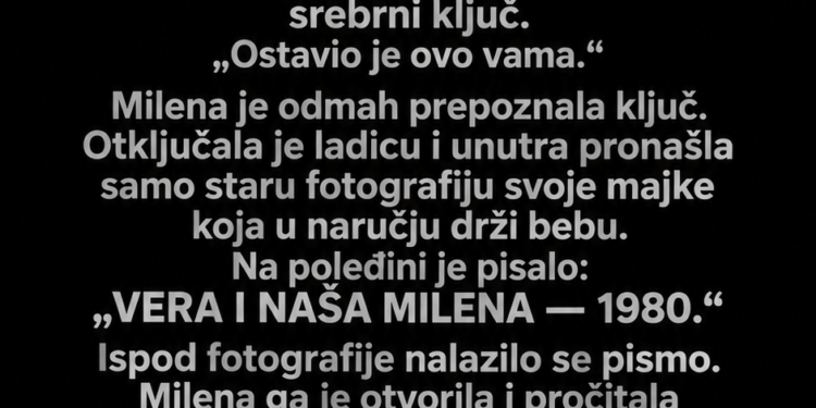 ČISTAČICA JE 16 GODINA SVAKOG JUTRA ČISTILA ISTU KANCELARIJU, A DIREKTOR JOJ NIKADA NIJE DOZVOLIO DA OTVORI JEDNU LADICU