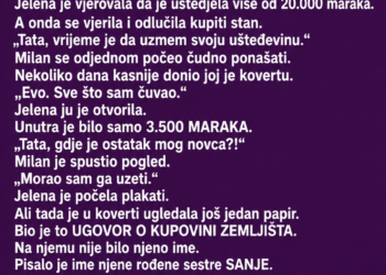 OTAC JE KĆERKI GODINAMA ČUVAO NOVAC – A ONDA JE PRED SVADBU OTVORILA KOVERTU I PRONAŠLA NEŠTO ŠTO NIJE OČEKIVALA