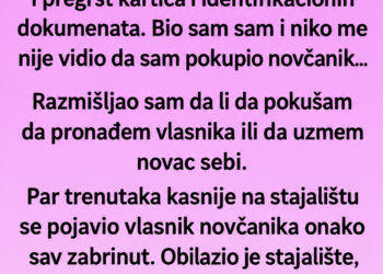 PRONAŠAO SAM NOVČANIK SA 2.000 EURA I VRATIO GA VLASNIKU – SUTRADAN ME JE SAČEKAO NA POSLU SA KOVERTOM