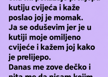 CIMERKA JE REKLA DA JOJ JE DEČKO POSLAO CVIJEĆE – A ONDA ME MOJ DEČKO POZVAO I OTKRIO ŠOKANTNU ISTINU!