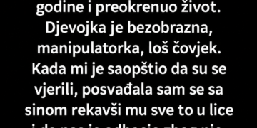 SIN SE PONOVO VJERIO – A ONDA MI JE NA VRATA DOŠLA NJEGOVA BIVŠA!