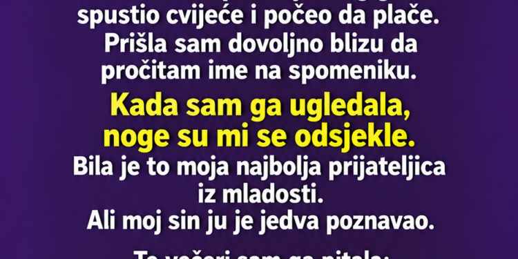 SIN JE SVAKЕ SUBOTE GOVORIO DA IDE NA TRENING, A JA SAM GA JEDNOG DANA PRATILA — KADA SAM VIDJELA GDJE ZAISTA ODLAZI, NISAM IMALA SNAGE DA MU PRIĐEM…
