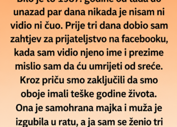 POSLIJE SKORO 40 GODINA JAVILA MI SE PRVA LJUBAV: Ono što mi je priznala promijenilo je sve što sam znao o svom životu!