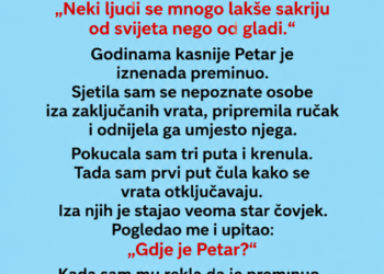 SVAKOG DANA JE OSTAVLJAO RUČAK ISPRED ZAKLJUČANIH VRATA — TEK POSLIJE NJEGOVE SMRTI SAZNALI SMO KO JE ŽIVIO IZA NJIH