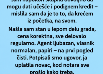 GODINAMA SAM ŠTEDJELA ZA SVOJ PRVI STAN: Dan nakon kupovine stigla mi je tužba, a onda sam saznala ko je pravi vlasnik…