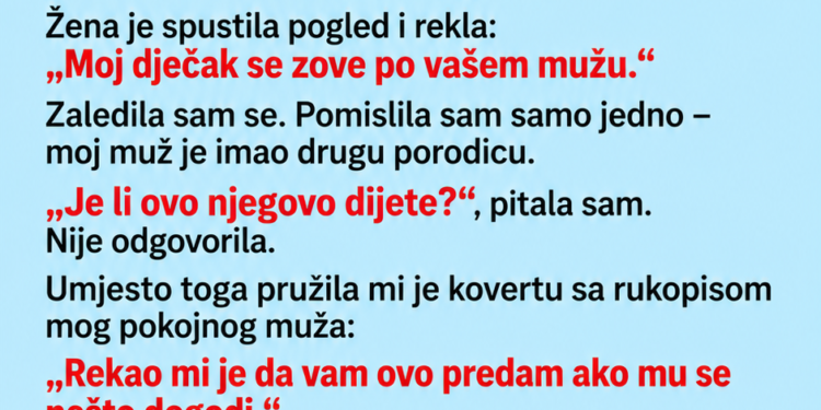 NA SAHRANI MOG MUŽA POJAVILA SE NEPOZNATA ŽENA SA DJEČAKOM – KADA MI JE REKLA NJEGOVO IME, SVI SU ZAĆUTALI
