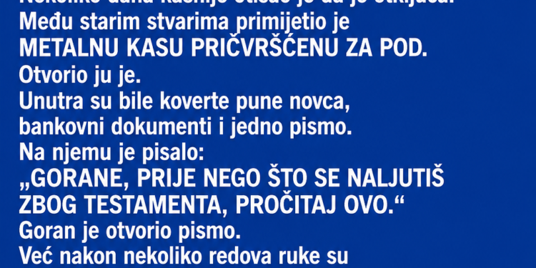 OTAC JE KUĆU OSTAVIO KĆERKI, A SINU SAMO STARU GARAŽU – ALI ONDA SU OTVORILI ONO ŠTO JE BILO SAKRIVENO UNUTRA