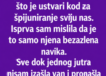 „Komšinica me je špijunirala dvogledom – a onda mi je otkrila šta je jedne noći vidjela ispred moje kuće“