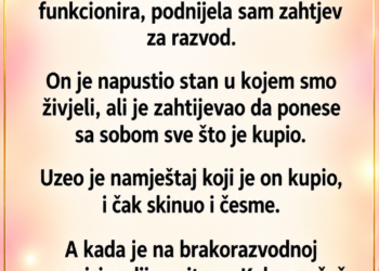 UDALA SAM SE ZA BOGATOG ČOVJEKA, A RAZVOD JE OTKRIO NJEGOVO PRAVO LICE: Pred sudijom je izgovorio riječi koje NIKO nije očekivao!