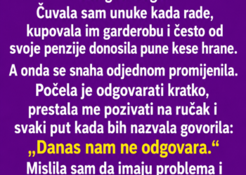 SNAHA JE MJESECIMA IZBJEGAVALA MOJE DOLASKE – A ONDA MI JE SIN OTKRIO PRAVI RAZLOG